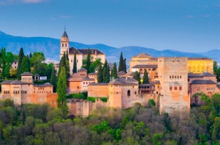 Spain, Andalucia, Granada Province, Granada, Alhambra Palace